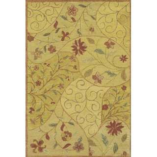 LR Resources CORNSILK 23 Floral Confetti 3 Rug  Cornsilk  