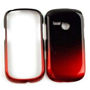 com LG Saber UN200 Two Tones, Black and Red Hard Case/Cover/Faceplate 