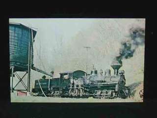 Vintage RAILROAD POSTCARD Cass Scenic RR Steam CASS, WV  