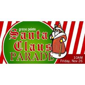  3x6 Vinyl Banner   Grosse Pointe Santa Claus Parade 
