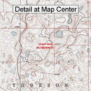   Map   Grand View, North Dakota (Folded/Waterproof)