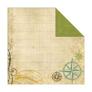   Cardstock 12X12 Travelogue; 25 Items/Order Arts, Crafts & Sewing