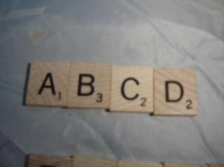 Scrabble Tile Letters for Crafts, Scrapbooking, Replacements and 