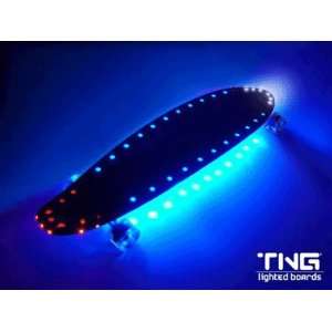  TNG Lighted Concave Kicktail Natural/Blue Complete   9 