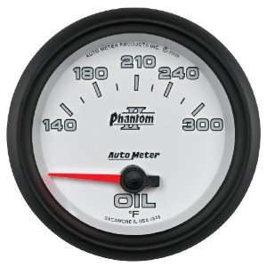   7848 Phantom II 2 5/8 140 300 Degree Fahrenheit Oil Temperature Gauge