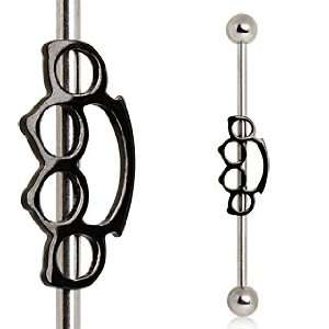  Implant Grade 316L Surgical Steel Industrial Barbell with 