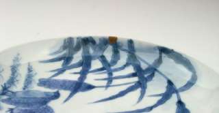   Japanese Arita Nabeshima Style Blue & White Porcelain Dishes / Plates