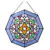 Octagon Stained glass window panel new   73137  