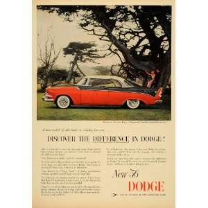  1956 Ad Dodge Oriflow Coronet Safe Guard Power Brakes 