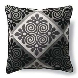  Outdoor Hawaiian Quilt Black Square Pillow   Frontgate 