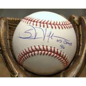  Official Major League Baseball Signed and inscribed w/1986 World 