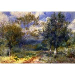  Oil Painting Sunny Landscape Pierre Auguste Renoir Hand 