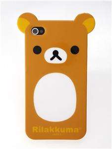   Rilakkuma Bear TPU Cute Case Cover Skin iPhone 4 4G iphone4  