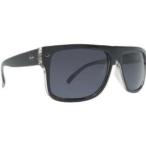  Dot Dash Sidecar Vintage Designer Sunglasses   Black Clear 