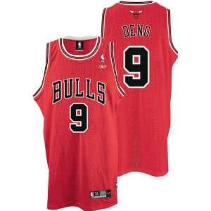 Luol Deng Red Reebok NBA Swingman Chicago Bulls Jersey 