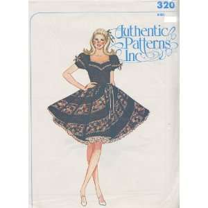   #320   Ladies Square Dance Dress Pattern Arts, Crafts & Sewing