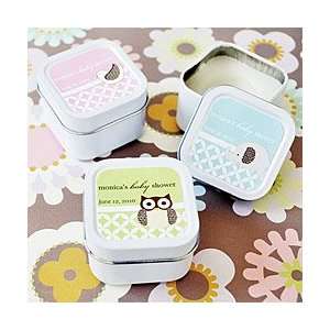  Baby Animal Candle Tins with Personalized Labels Health 