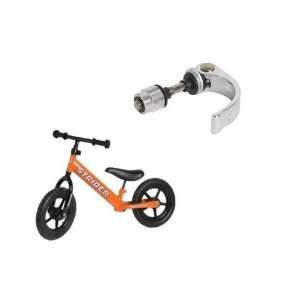  Strider PREbike Balance Running Bike in Orange with Multi 