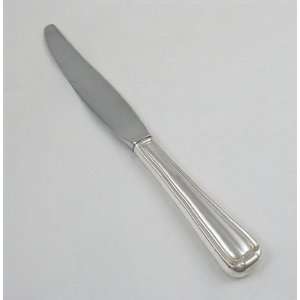   , Silverplate Dinner Knife, Modern Blade, Serrated