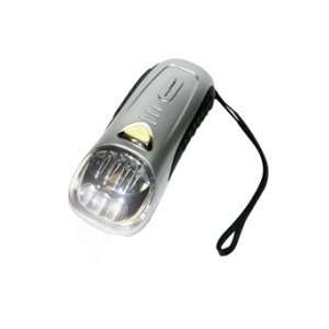  Silver Dynamo 3 LED Flashlight Electronics