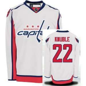 NHL Gear   Mike Knuble #22 Washington Capitals White Jersey Hockey 