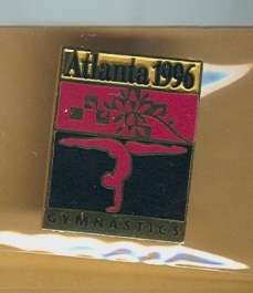 1996 Atlanta Olympics Pin SPONSOR UPS GYMNASTICS  
