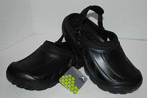 NEW NWT CROCS CROSTRAIL BLACK hiking shoes clogs sport sandals 5 6 7 9 