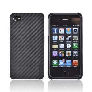 For Apple iPhone 4S 4 Black Carbon Fiber Original Griffin 