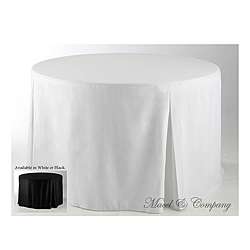 Eva Basic 72 inch Round Fitted Tablecloth  