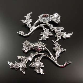 Antiqued Style Silver Tone Alloy Leaf Bird Pendants Charms 47*32*2mm 