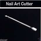 new cuticle nail pusher spoon remover manicure pedicure cutter cut 