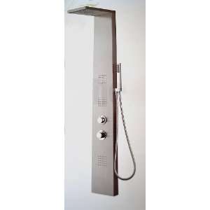 Golden Vantage Stainless Steel Shower Panel with Waterfall Shower Head 