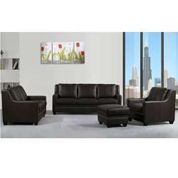 Lexington Premium Italian Leather 4 piece Sofa Set  