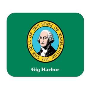  US State Flag   Gig Harbor, Washington (WA) Mouse Pad 