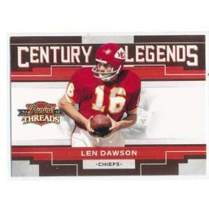  2010 Panini Threads Century Legends #3 Len Dawson 