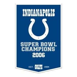  Indianapolis Colts NFL 24 X 36 Wool Dynasty Banner 