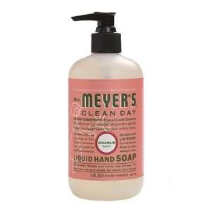Mrs. Meyers Clean Day Liquid Hand Soap Geranium , 12.5 ounce Bottle 