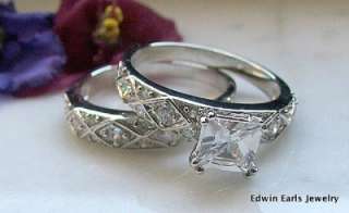 Mens Womens Bridal Wedding/Engagement Ring Set  
