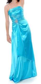 This gorgeous long full length strapless evening bridesmaid/prom dress 