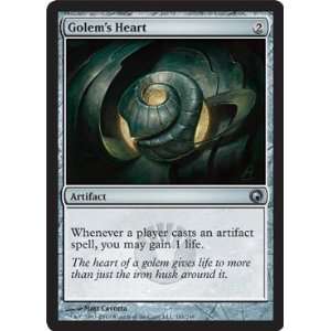  4x Golems Heart   Scars of Mirrodin   Uncommon Toys 