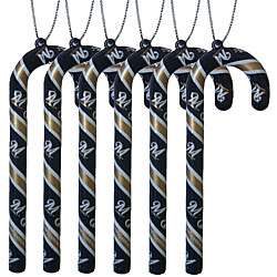 Milwaukee Brewers Candy Cane Ornament Set  