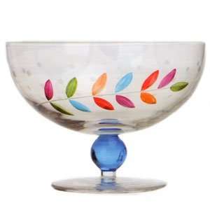   Panache Collectible Casablanca Footed Glass Bowl