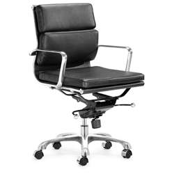 Milan Black Office Chair  