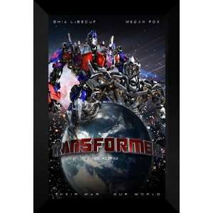  Transformers 27x40 FRAMED Movie Poster   Style O   2007 