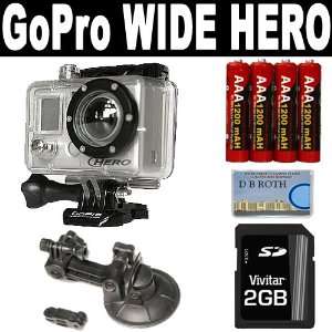  Gopro Wide Hero 5 Megapixel 170 Degree Lens Camera with 