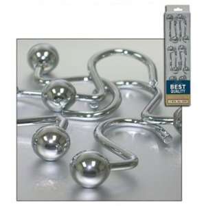 Ex Cell Home Fashions 1ME 061O0 0557/712 Metal Ball Shower Curtain 