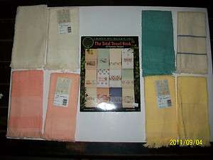 THE TOTAL TOWEL CROSS STITCH LEAFLET WITH 8 TOWELS NICE  