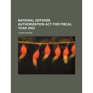  National Defense Authorization Act for Fiscal Year 2002 