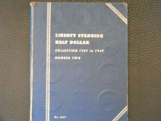 Two Partially Filled Whitman Books Liberty Standing Half Dollars 1916 