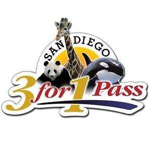  San Diego Zoo 3 for 1 Adult Pass 